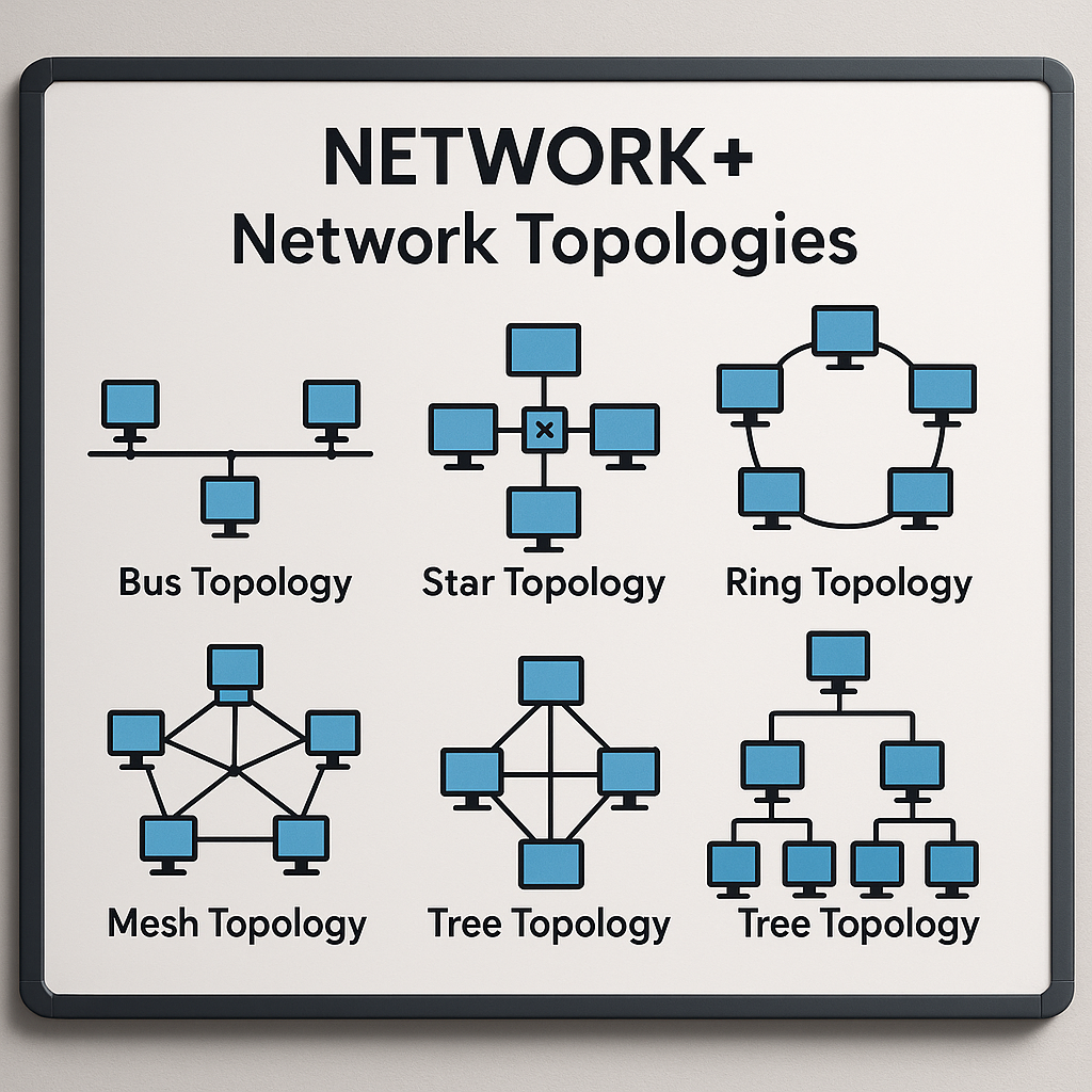 آموزش توپولوژی شبکه در دوره Network+